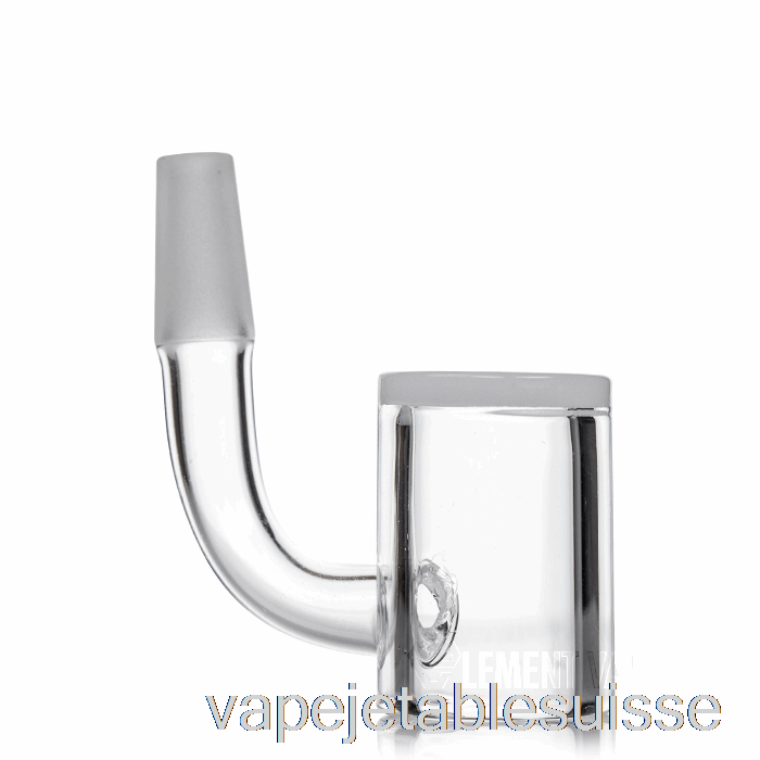 Vape Suisse Mj Arsenal 10mm Mini Rig Opaque Bucket Banger Argent - Demi-soudure